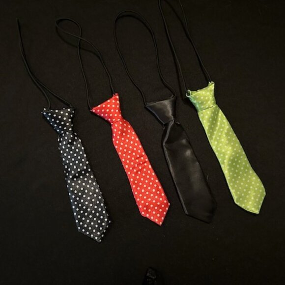 Black 7" Tie -PETS - Picture 2 of 2